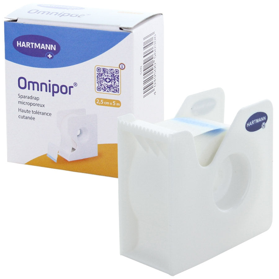 Hartmann omnipor sparadrap 2,5 cm x 5 m