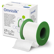 Hartmann omnisilk sparadrap en soie synthetique 2.5cm x 5m