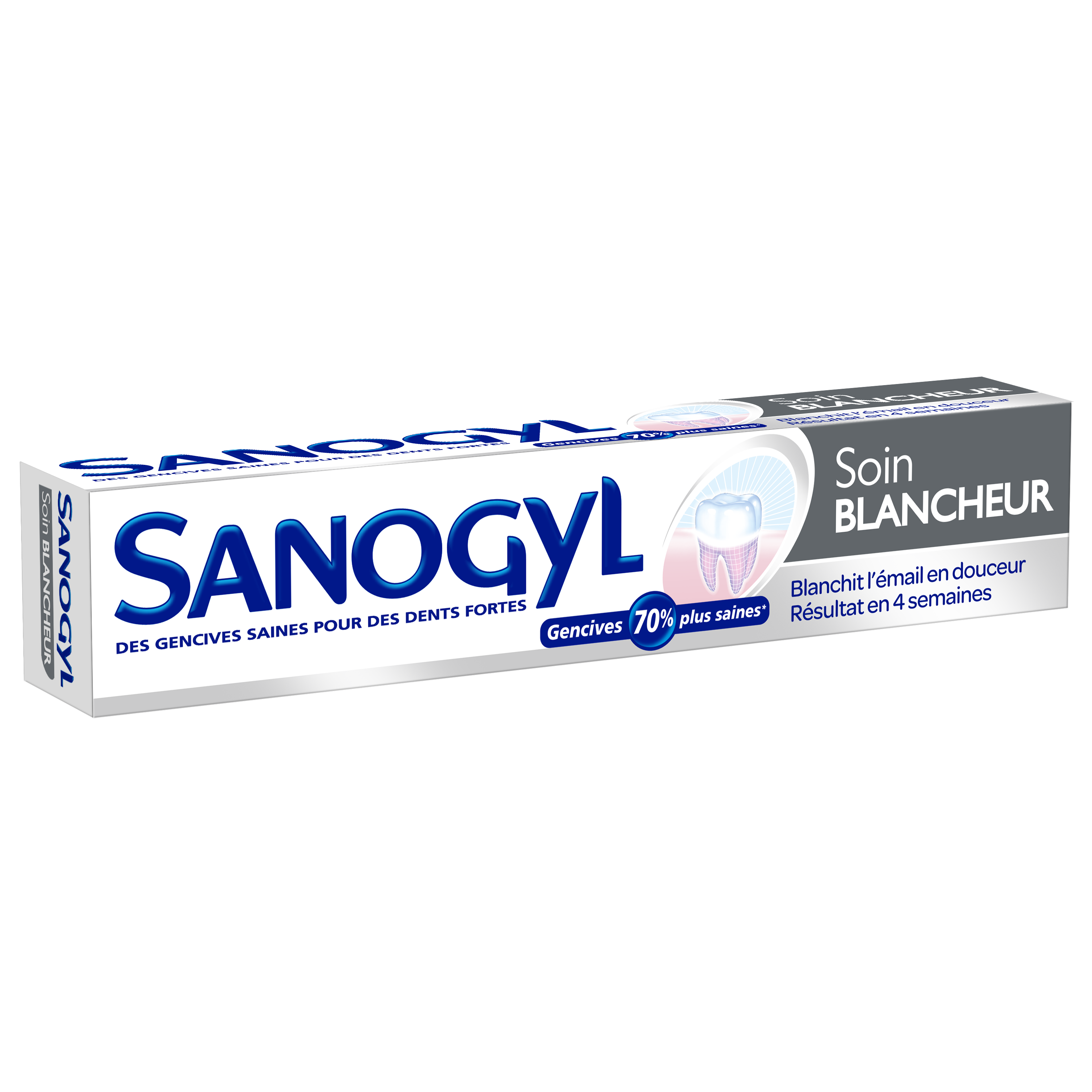 Sanogyl dentif blancheur et soin tb 75 ml