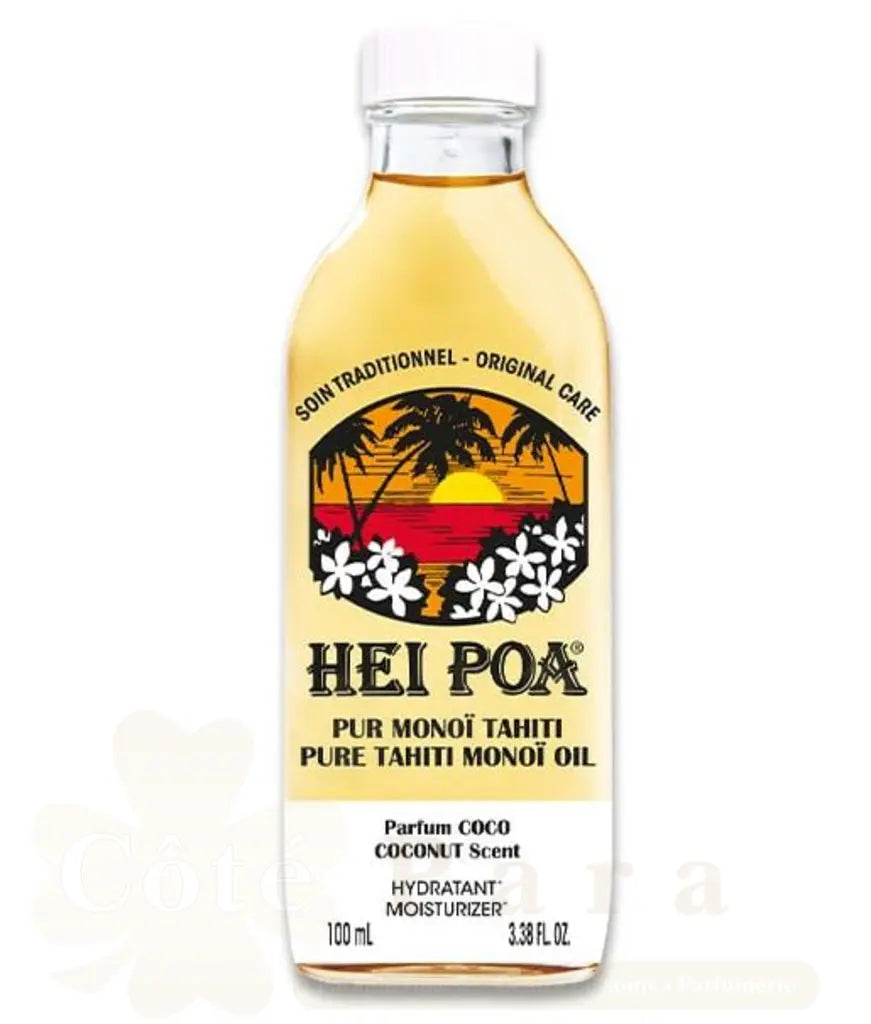 Hei Poa soins traditionnels multi-usages pur monoï tahiti parfum coco 100ml