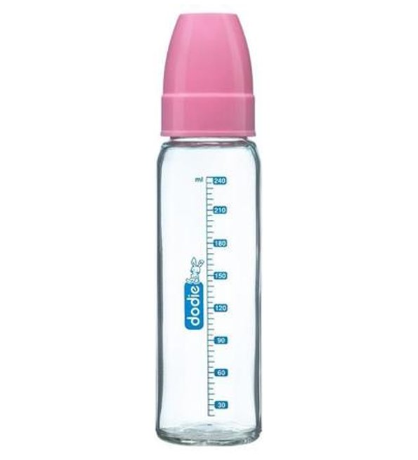 Dodie vanity biberon verre 240 ml + sucette + guide allaitement