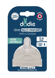 Dodie tétine biomimétisme débit 1 0+ mois