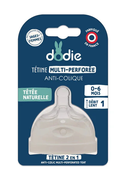Dodie tétine biomimétisme débit 1 0+ mois