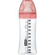 Dodie biberon initiation+ 330 ml Minnie fuchsia +6 mois