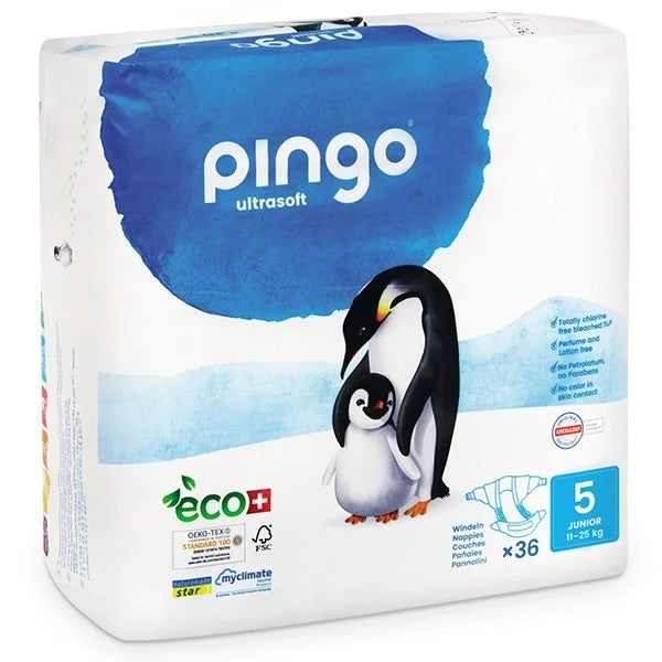 Pingo Couches Junior taille 5 (11-25 kg) sachet de 36 couches