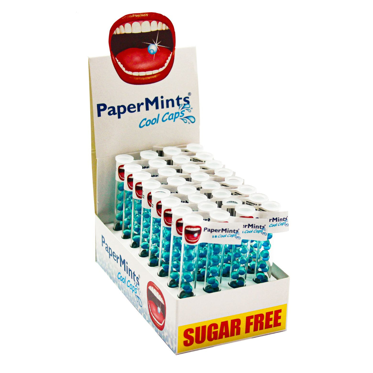 Papermints presentoir recharge cool caps menthe 32u