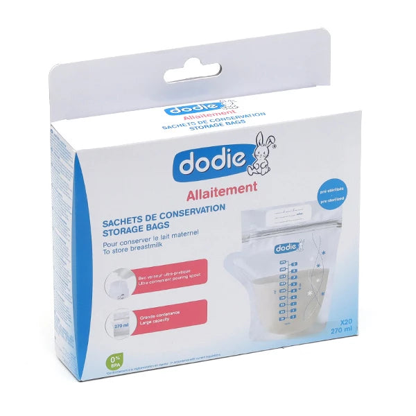 Dodie sachets de conservation lait maternel x20