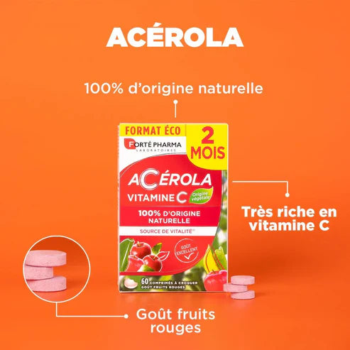 Forté Pharma Acérola 60 Comprimés
