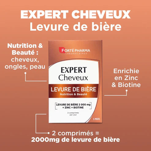 Forté Pharma Expert Cheveux Levure de bière 56 comprimés