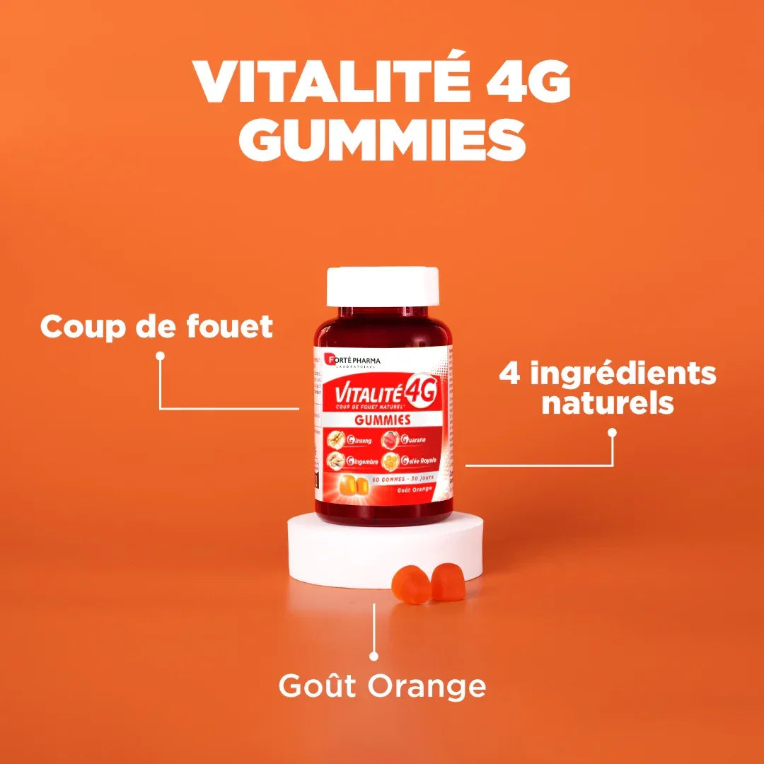Forté Pharma Vitalité 4G Gummies 60 Gommes