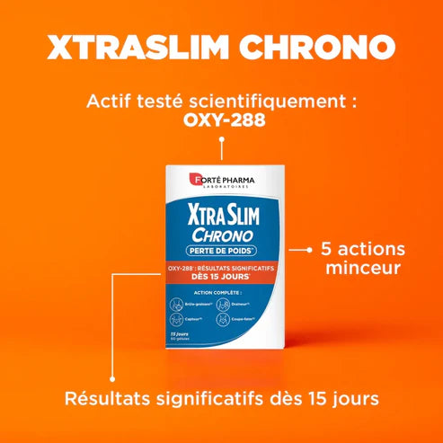Forté Pharma Xtra Slim Chrono Perte de poids 60 gélules