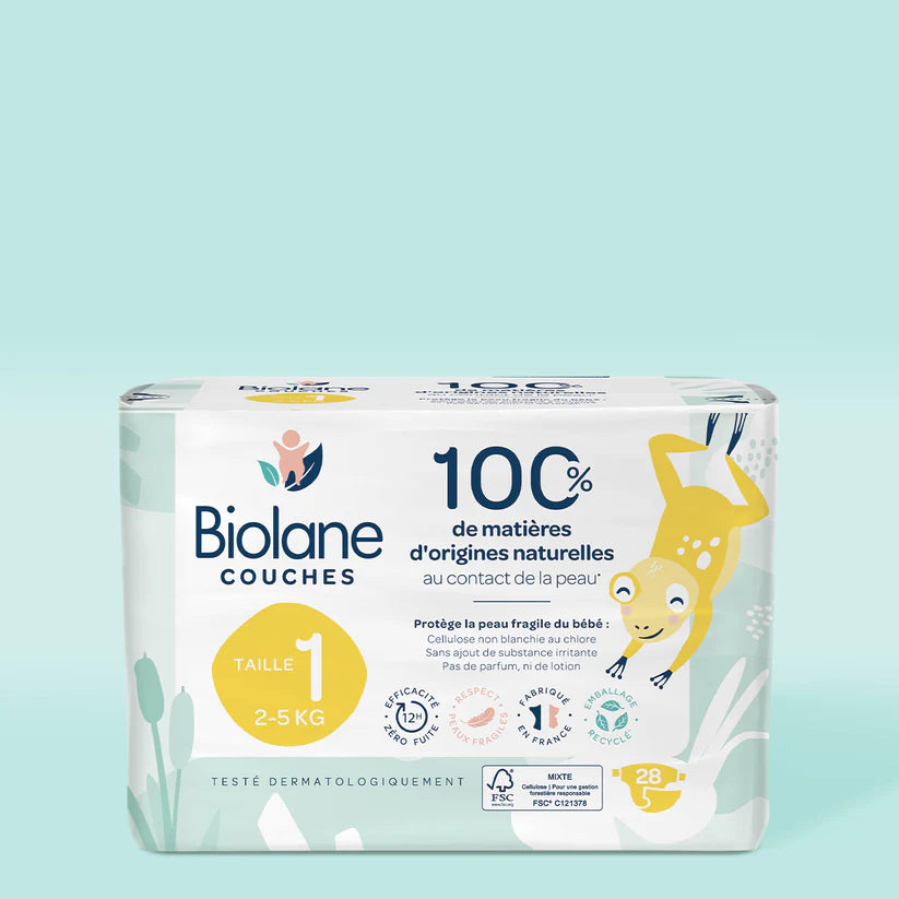 Biolane Couches Écologiques Taille 1