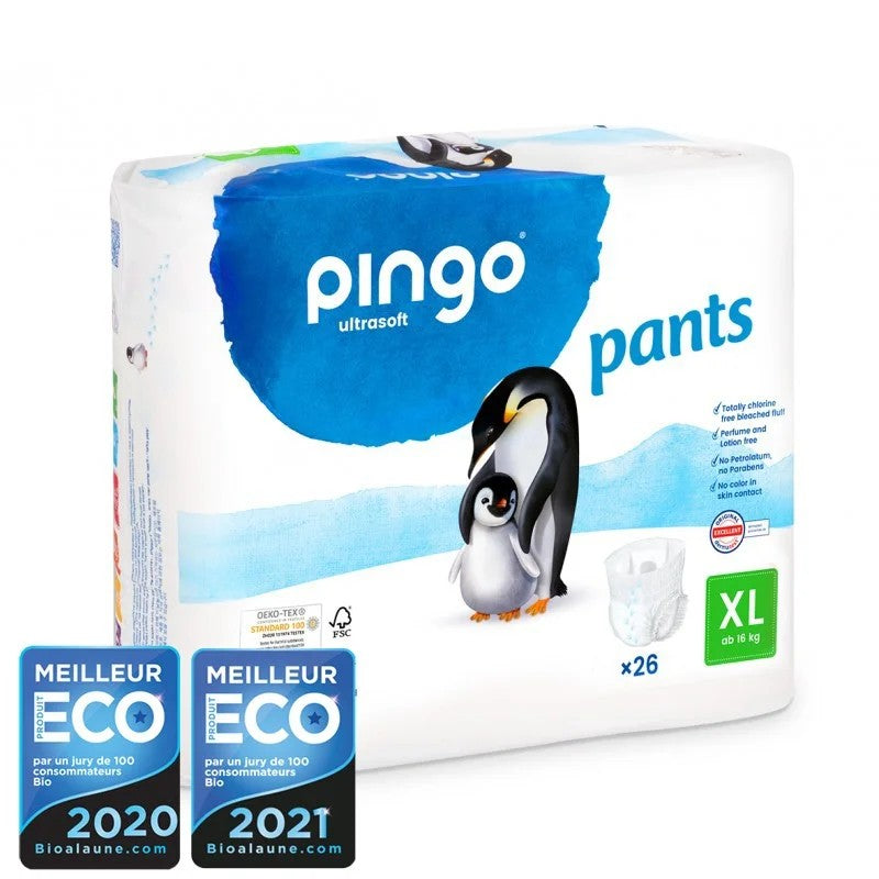 Pingo Couches culottes d’apprentissage XL taille 6 (16 kg et +) sachet de 26 culottes