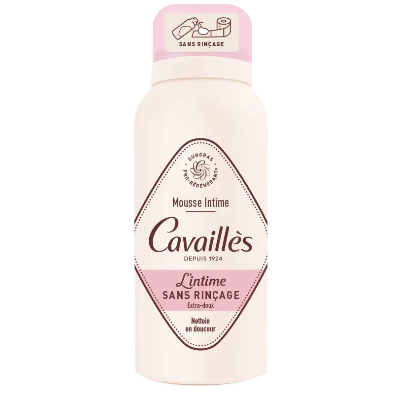 Rogé cavaillès mousse intime sans rincage extra doux 100 ml