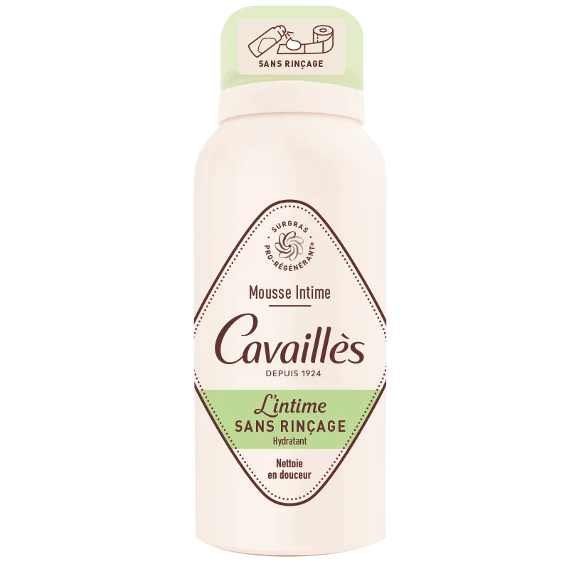 Rogé cavaillès mousse intime sans rincage hydratant 100 ml
