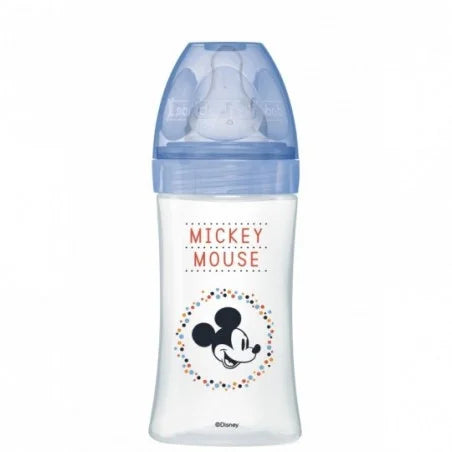 Dodie biberon initiation+ 270 ml Mickey bleu 0-6 mois