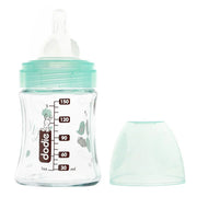 Dodie biberon initiation+ verre 150 ml vert oiseaux 0-6 mois