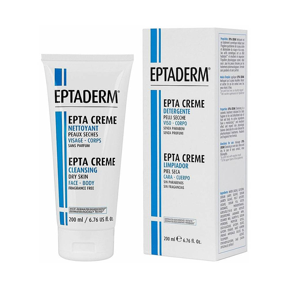 Eptaderm epta crème nettoyant visage-corps (200 ml)