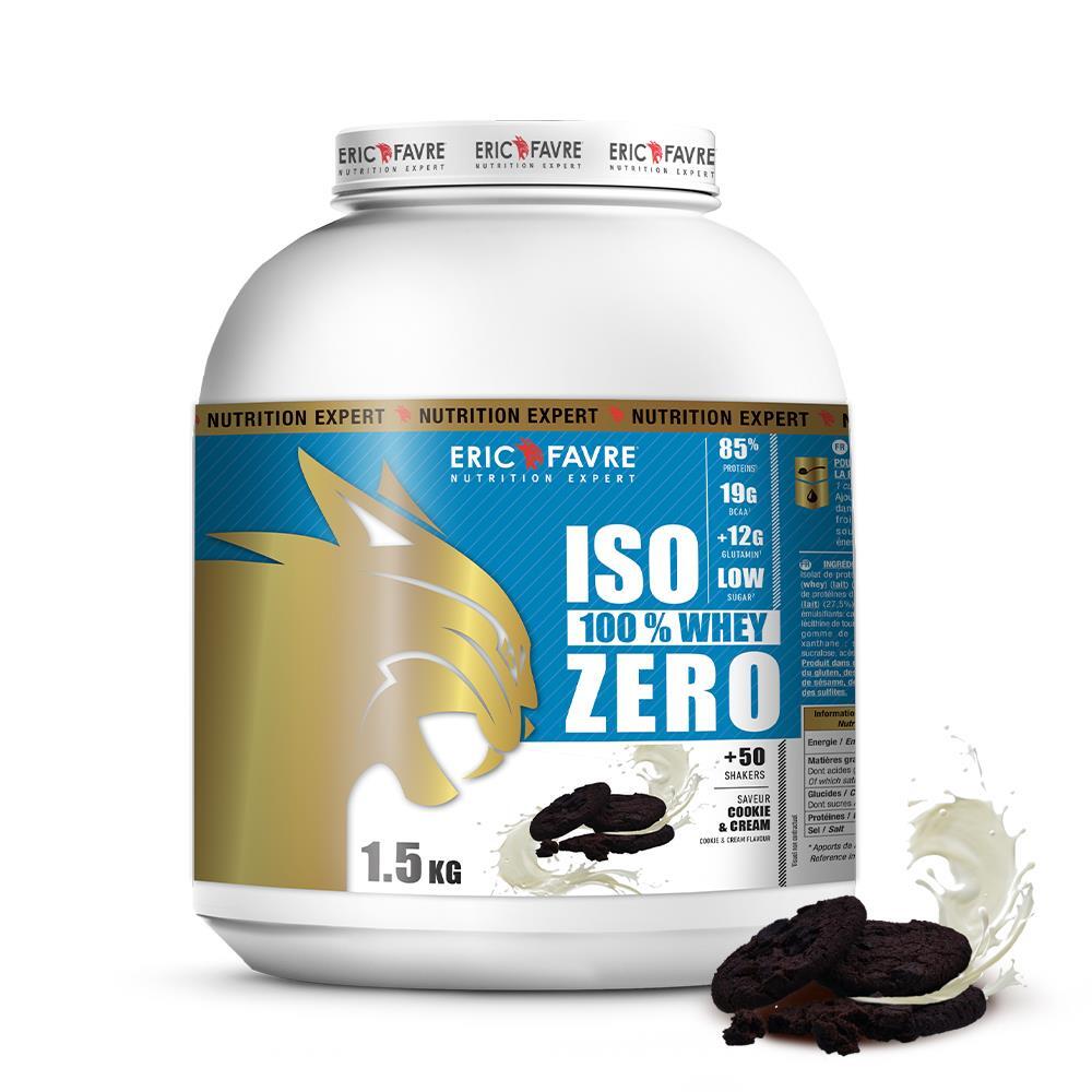 Eric Favre Iso Zero 100% Whey Protéine Cookies & Cream 1,5kg