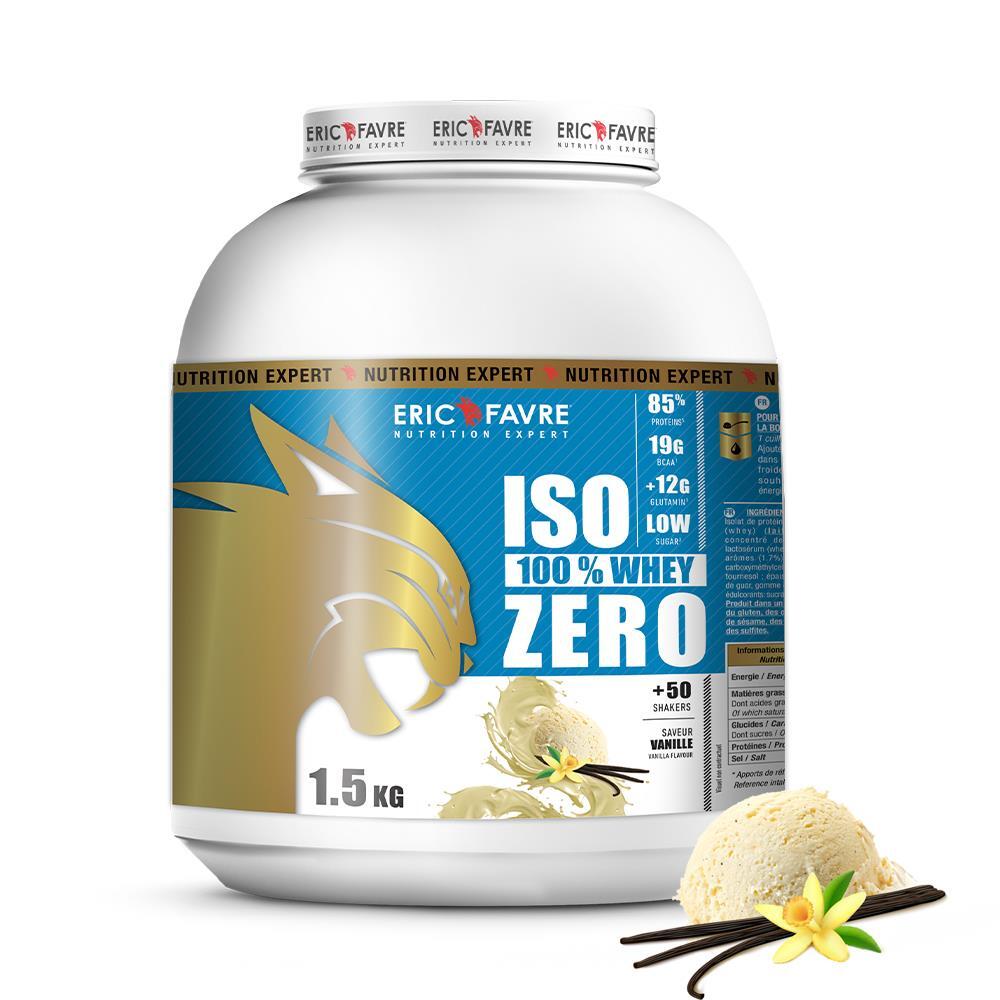Eric Favre Iso Zero 100% Whey Protéine Vanille 1,5kg