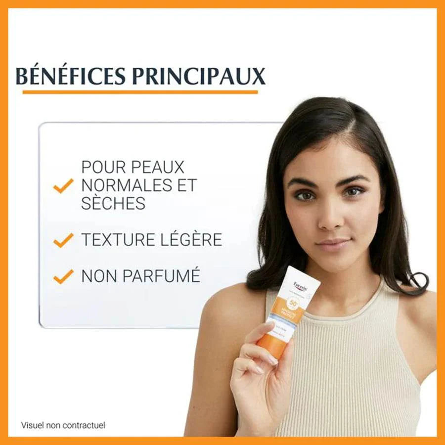 Eucerin sun crème spf50+ visage