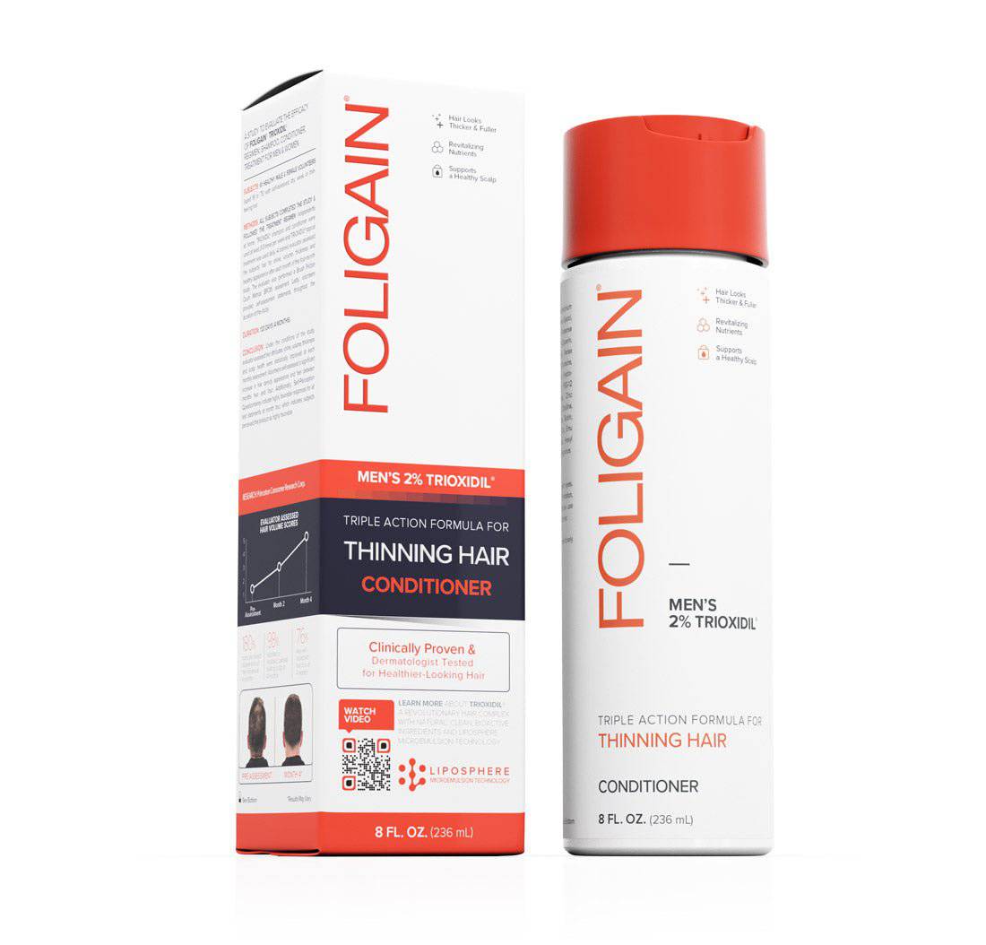 Foligain Revitalisant Triple Action Cheveux Clairsemés Hommes 2% Trioxidil