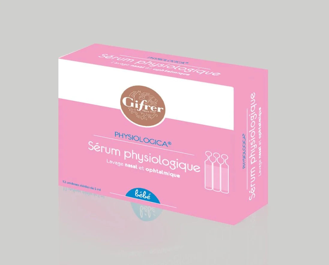 Gifrer serum physiologica boite 12 unidoses