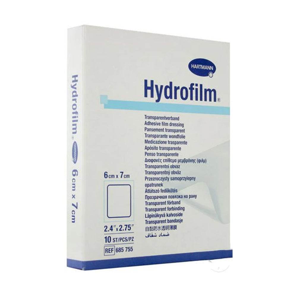 Hartmann hydrofilm pansement transparent adhesif 6 x 7 cm x10