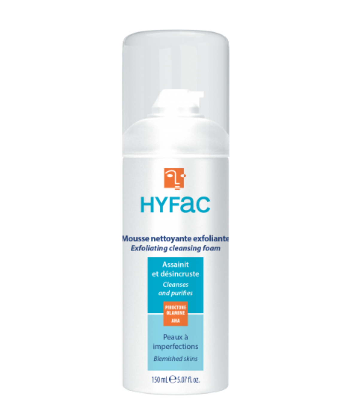 Hyfac Mousse Nettoyante Exfoliante 150 ml