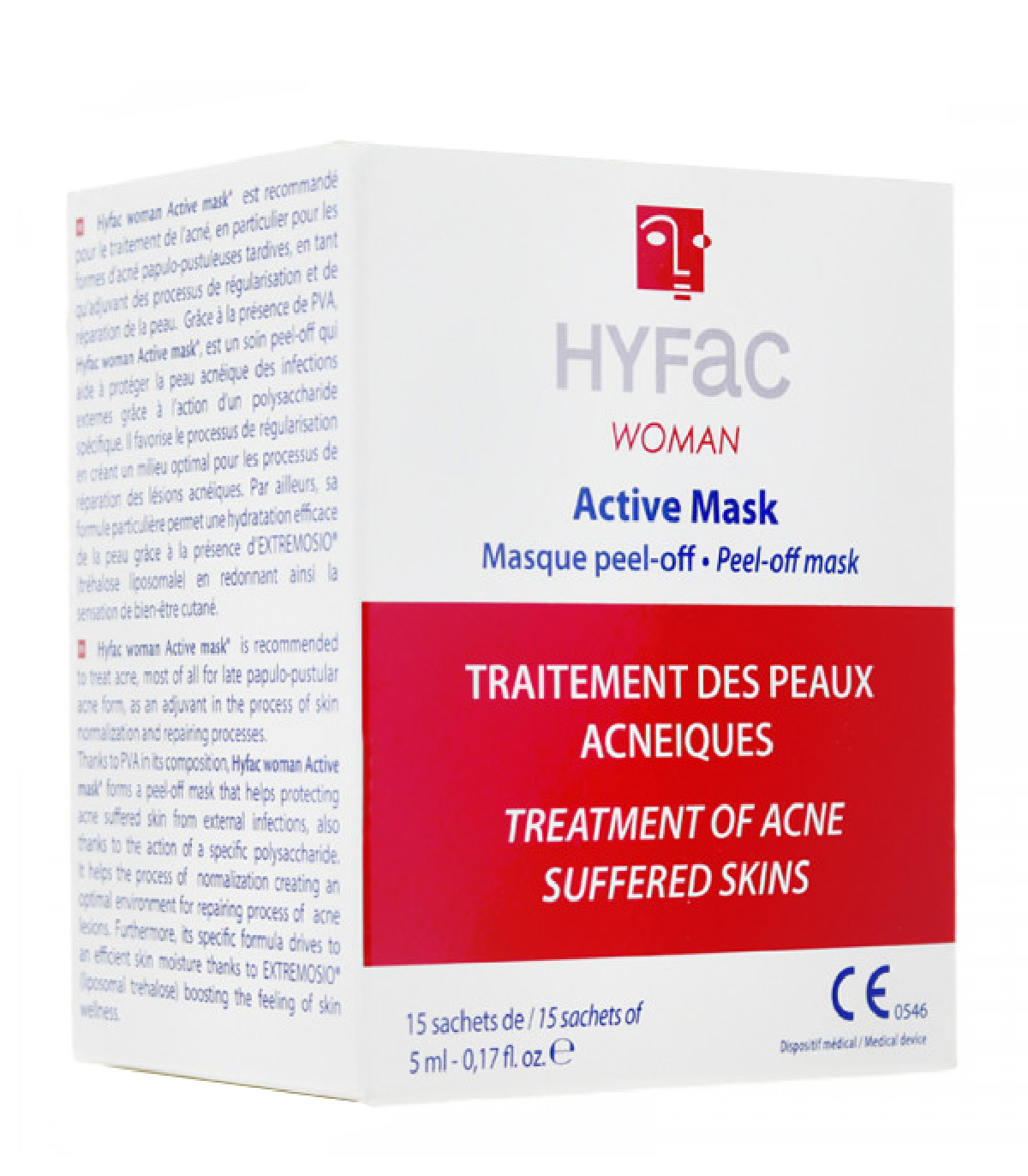 Hyfac Woman Active Mask 5 ml (15 Sachets)
