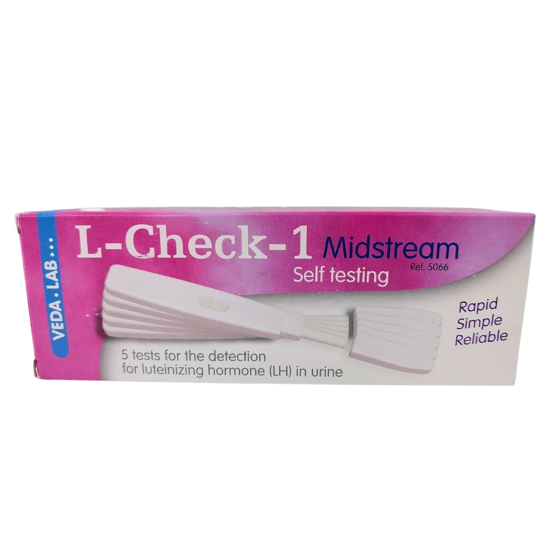 Veda.Lab Midstream L-Check 1 Test d'Ovulation 5 unités