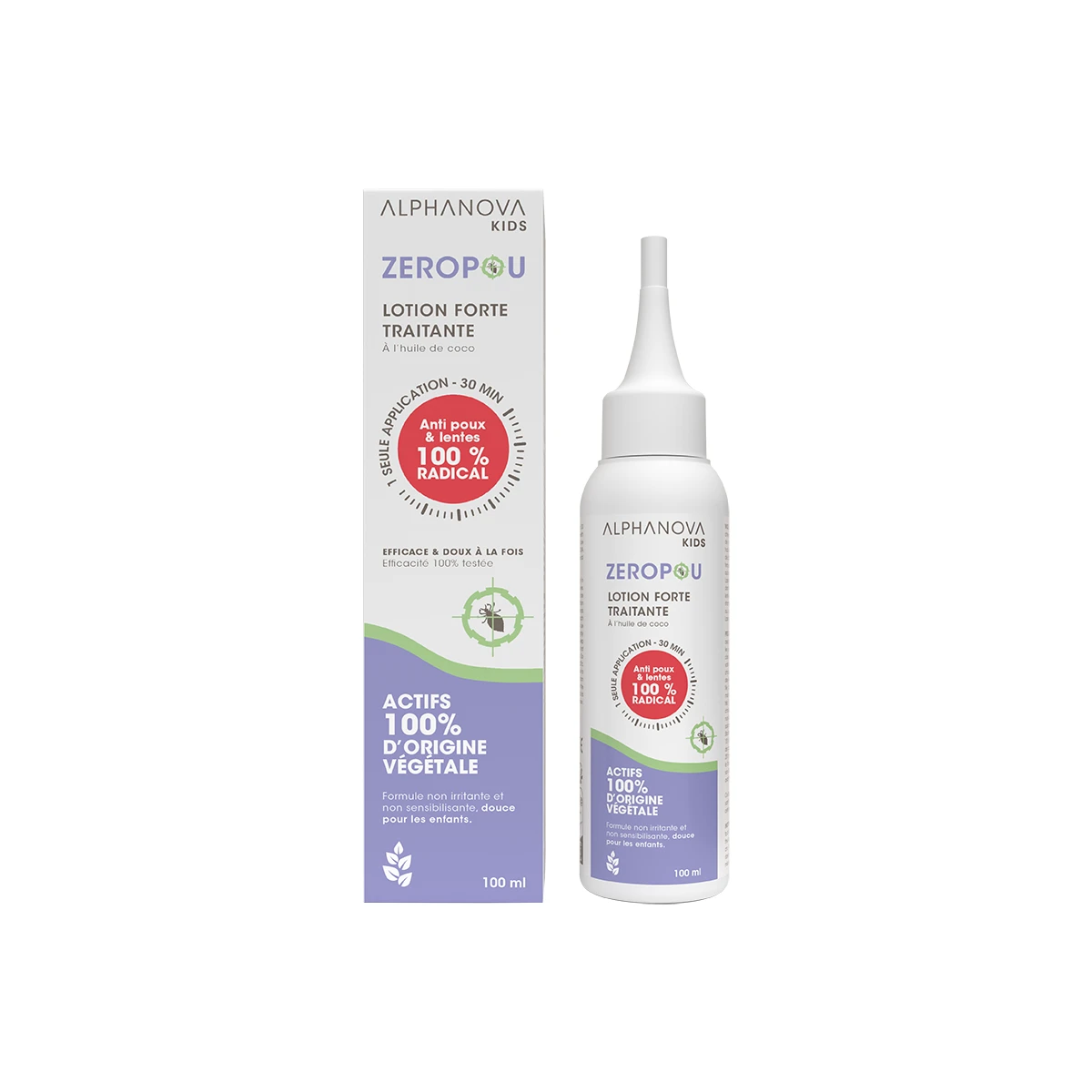Alphanova Lotion Anti-poux & Lentes Zeropou 100ml
