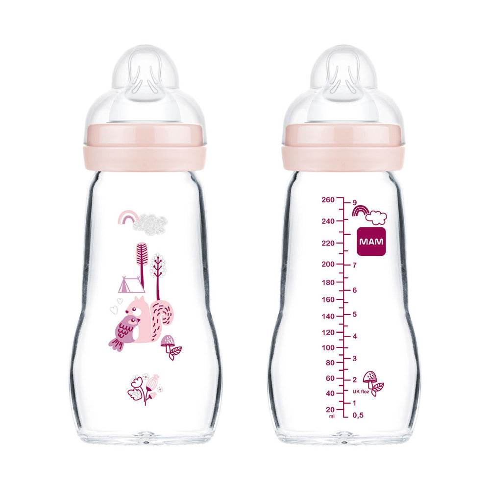 Mam Biberon en Verre 2 Mois et Plus 260 ml