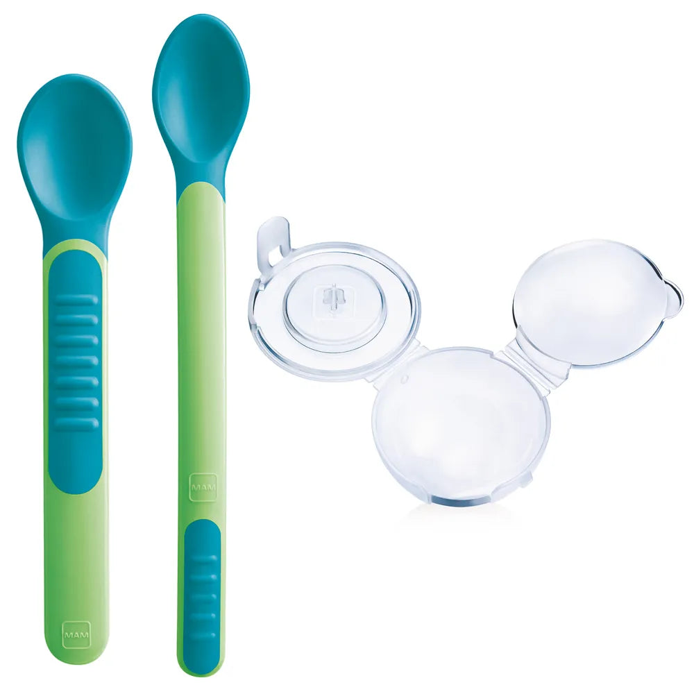 Mam Cuillères Thermosensibles et Etui 6 Mois et Plus