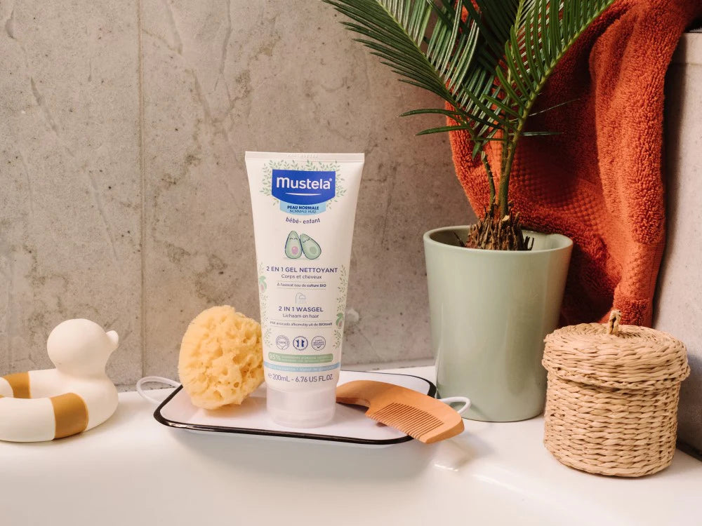 Mustela 2 en 1 gel nettoyant a l’avocat 200ml