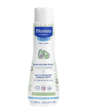 Mustela bain mousse eveil a l’avocat 200ml