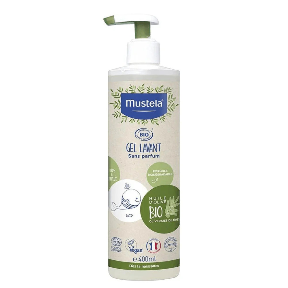 Mustela gel lavant bio 400ml