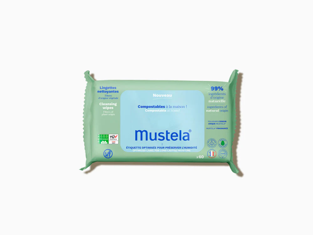 Mustela lingettes nettoyantes naturelles x60