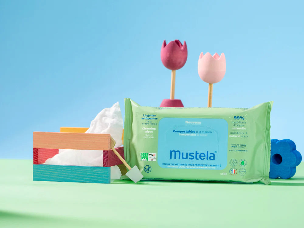 Mustela lingettes nettoyantes naturelles x60
