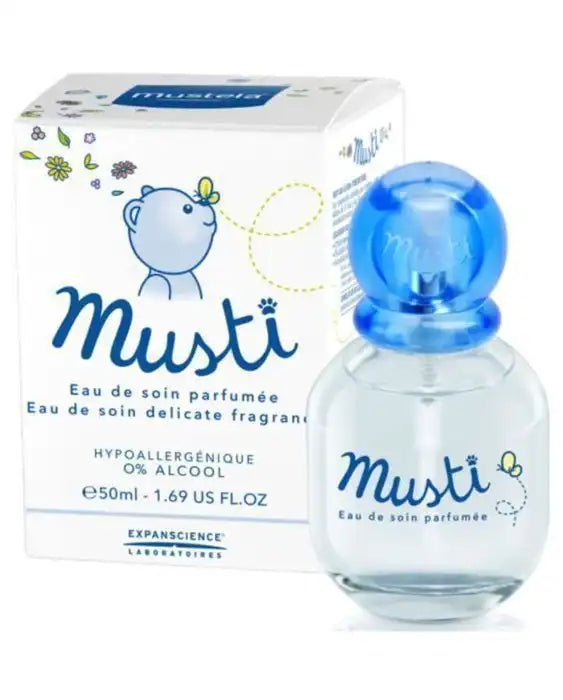 Mustela musti eau de soin parfumée 50ml new