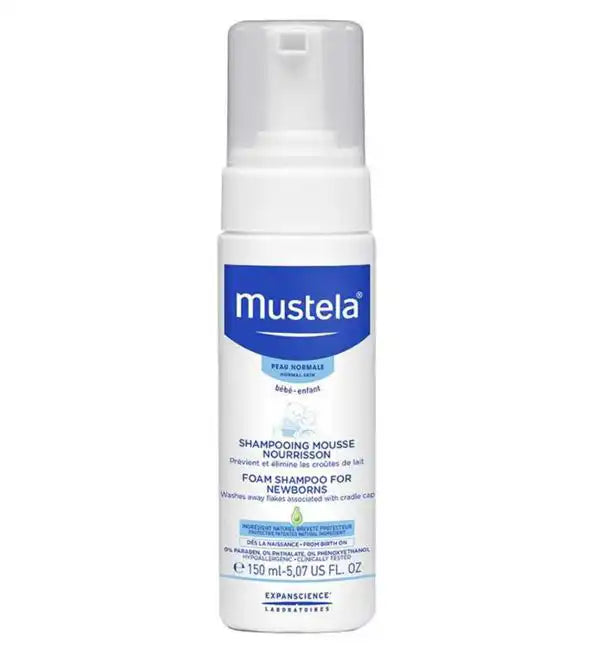 Mustela shampooing mousse nourrisson 150ml