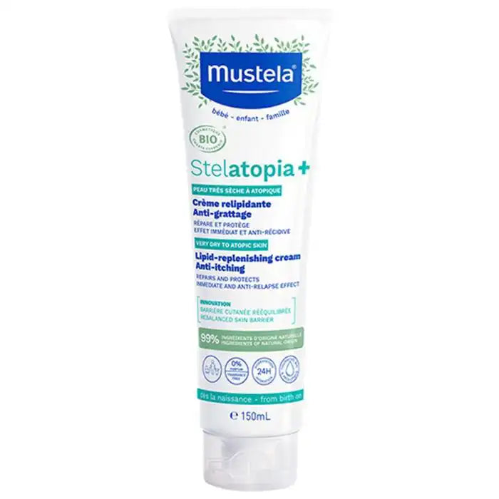 Mustela stelatopia + creme relipidante anti grattage 150ml