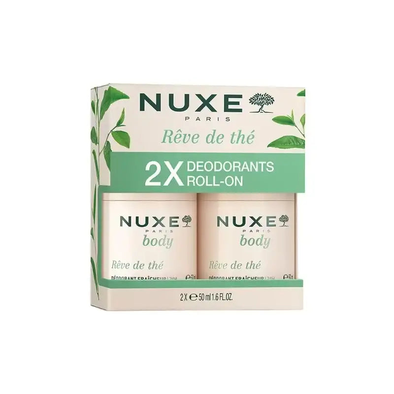 Nuxe body rêve de the deo fraicheur 24h 50ml lot de 2