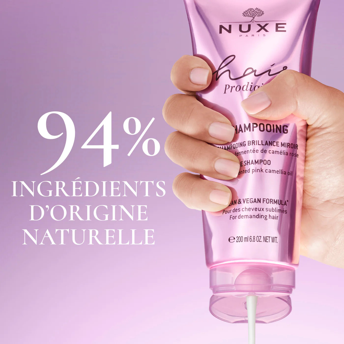 Nuxe hair prodigieux shampooing brillance miroir 200ml