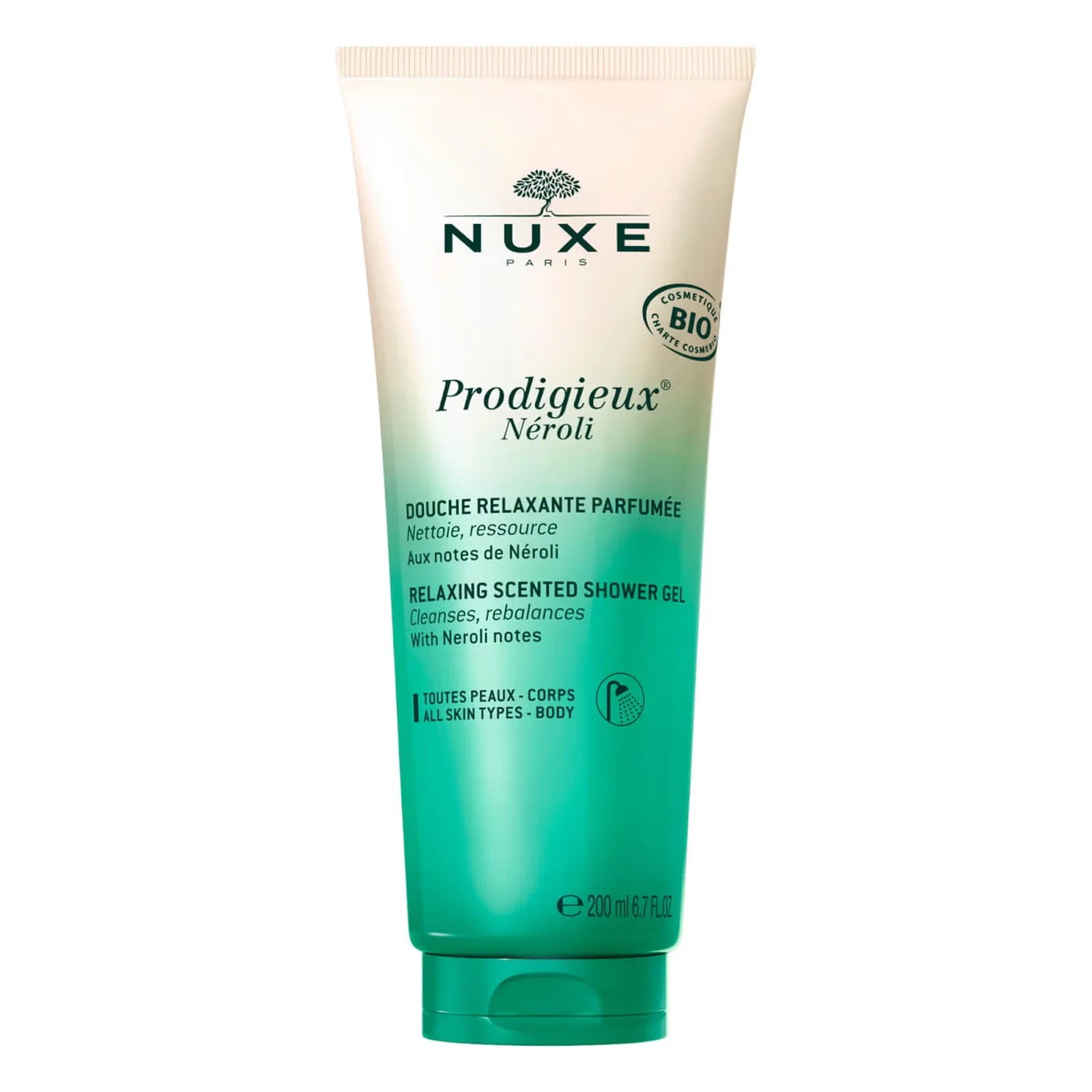 Nuxe prodigieux neroli douche relaxante parfumee 200ml