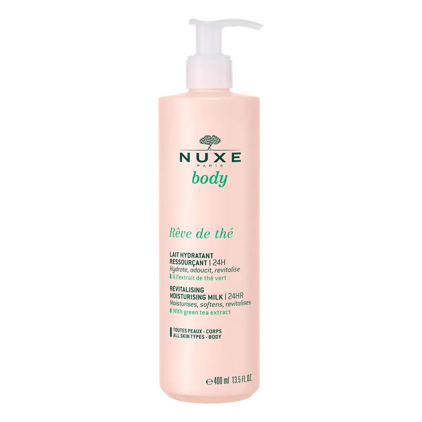Nuxe reve de the lait hydratant 400ml