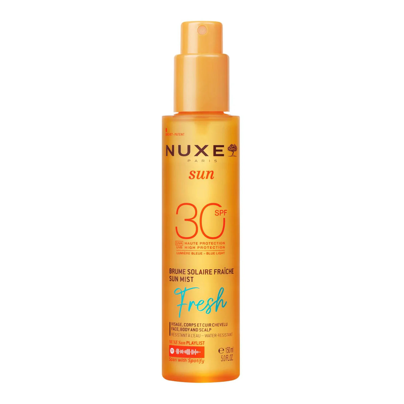 Nuxe sun fresh brume solaire fraiche spf30 150ml