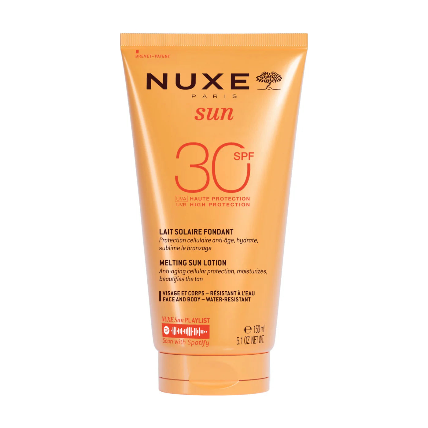 Nuxe sun lait delicieux haute protection spf 30 150ml