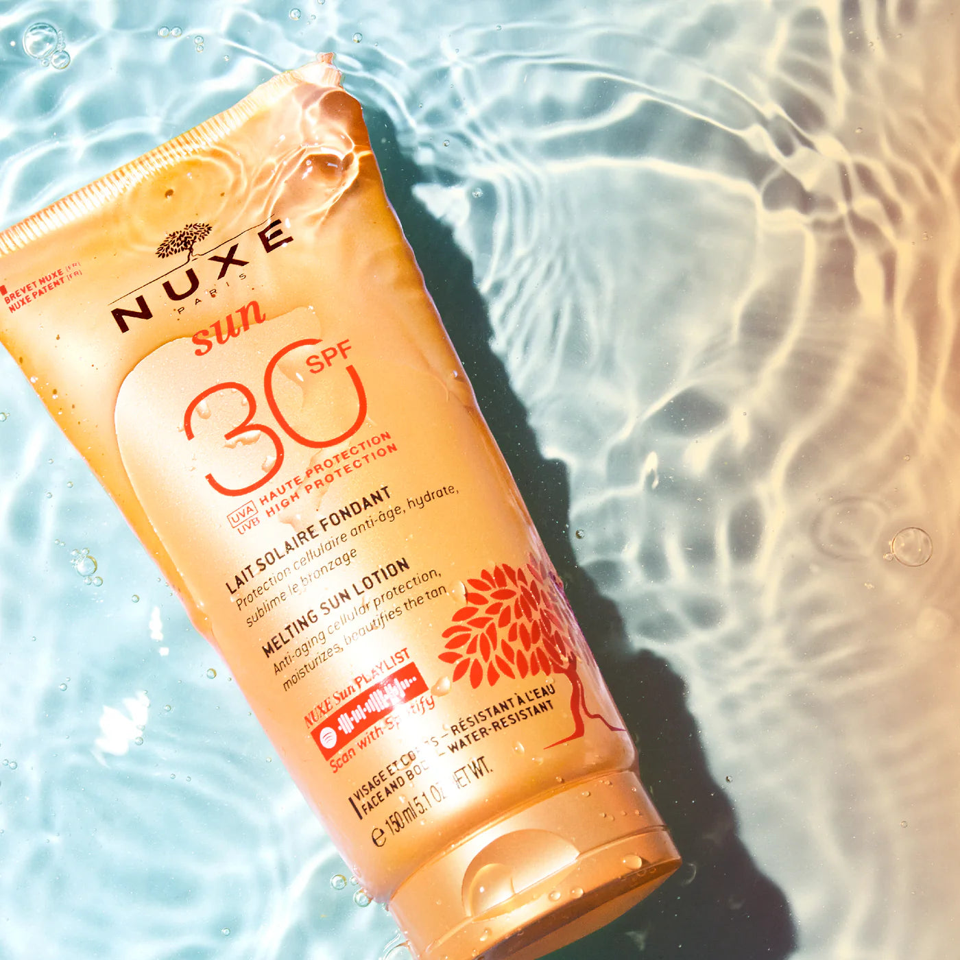 Nuxe sun lait delicieux haute protection spf 30 150ml