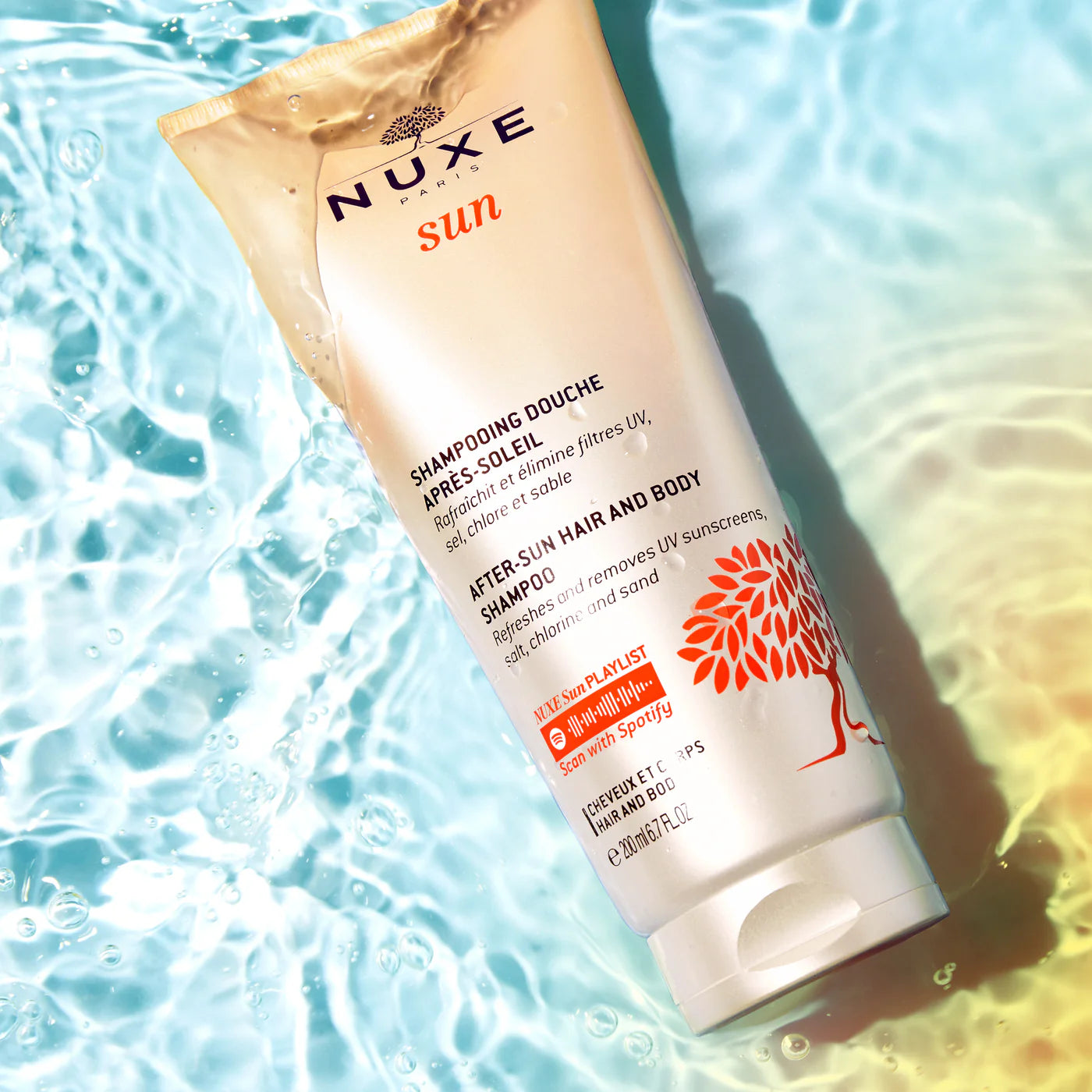 Nuxe sun shampooing douche apres soleil 200ml